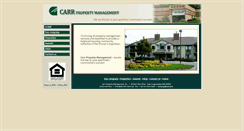 Desktop Screenshot of carrpropertymgmt.com