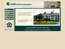 Tablet Screenshot of carrpropertymgmt.com